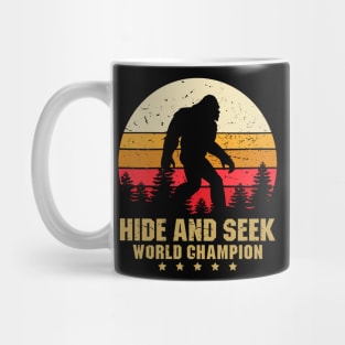 Vintage Undefeated Hide And Seek Champion Shirt Bigfoot 6 Mug